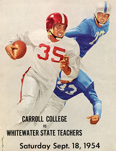 1954 Carroll football promotion