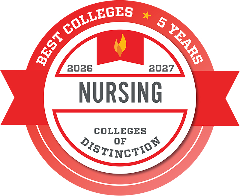 College of Distinction Badge for Nursing